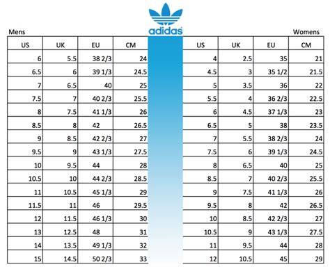 adidas original size|Adidas shoe size chart conversion.